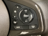 ハンドルにHondaセンシング系のクルーズコントロールやレーンキープアシストなどの操作スイッチが装備されています。ハンドルから手を離さず安全に操作できます。