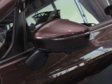 ウィンカードアミラー☆ライトの点滅で対向車、歩行者などに曲がることを知らせることができるので安心・安全につながりますね♪