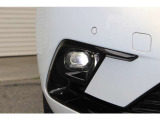 クルマに近い位置をワイドに照らすフォグライトを装備。シャープな光と低消費電力でドライブをサポートするのと共にワイド&ローな印象も高めます。
