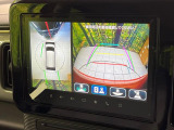 【全方位モニター用カメラ】専用のカメラにより、上から見下ろしたような視点で360度クルマの周囲を確認することができます☆死角部分も確認しやすく、狭い場所での切り返しや駐車もスムーズに行えます。