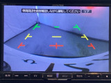 バックでの車庫入れも安心です! リアカメラが付いているバックモニター付のナビを装備しております。操作線もついており距離感も画面から確認できます。