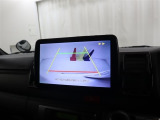 バックガイドモニターで、後方を確認しながら安心して駐車することができます。運転初心者も熟練者も必須の機能ですよ!