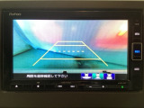 バックでの車庫入れも安心です! リアカメラが付いているバックモニター付のナビを装備しております。操作線もついており距離感も画面から確認できます。