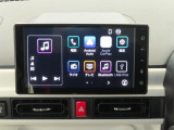 9インチスマホ連携ディスプレイオーディオです。バックカメラも付いて車庫入れ・駐車も安心です。Bluetooth対応機器を登録して音楽を楽しんだりハンズフリー通話が出来て便利です。