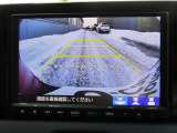 リアワイドカメラシステム!従来の視野に加えて、後方側方を約180&deg;まで見えるワイドビューと、後方を真上から見たような視野で駐車時などに便利なトップダウンビューの3つの視野があります!