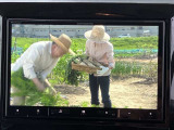 ドライブの休憩時に地デジやDVDの視聴が可能です