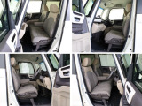 大柄な人でも不満の無いよう設計したフロントベンチシート。運転席は高さ調整もついており小柄な方でも視界良好です。