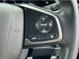 Hondaセンシングの機能のひとつ、アダプティブクルーズコントロール付!アクセルから足を離しても設定したスピードと前車との車間を保ち走行してくれます!車線維持もアシスト☆高速道路で疲労軽減ですね☆