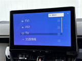 嬉しい装備です♪フルセグTV・Bluetoothオーディオに対応しています!!