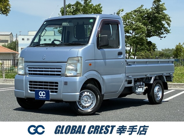 キャリイ KC エアコン パワステ 一年保証付 修復無 AT シルバー全塗装