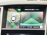 【アラウンドビューモニター】車を上から見下ろしているかのような映像で周囲の状況がひと目で確認、狭い駐車場に駐車するときも安心です♪