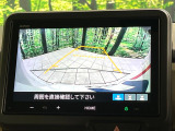 【バックカメラ】駐車時に後方がリアルタイム映像で確認できます。大型商業施設や立体駐車場での駐車時や、夜間のバック時に大活躍!運転スキルに関わらず、今や必須となった装備のひとつです!