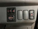 電動格納ドアミラー装備しています★車内からドアミラーの折り畳みや鏡面の調節を行うことが可能です★