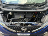 エンジンルームも綺麗です。日産整備士がしっかり整備をしてお渡しします