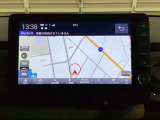ワイド画面のナビゲーションはフルセグTV、インターナビ対応のGathers純正メモリーナビを搭載しています。Bluetoothオーディオ機能がありますので、スマートフォンなどの音楽も再生できます。