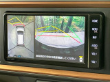 【パノラミックビューモニター】専用のカメラにより、上から見下ろしたような視点で360度クルマの周囲を確認することができます☆死角部分も確認しやすく、狭い場所での切り返しや駐車もスムーズに行えます。