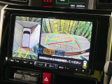 【パノラマモニター】専用のカメラにより、上から見下ろしたような視点で360度クルマの周囲を確認することができます☆死角部分も確認しやすく、狭い場所での切り返しや駐車もスムーズに行えます。