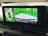 【アラウンドビューモニター】専用のカメラにより、上から見下ろしたような視点で360度クルマの周囲を確認することができます☆死角部分も確認しやすく、狭い場所での切り返しや駐車もスムーズに行えます。