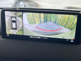 【360&deg;ビューモニター】専用のカメラにより、上から見下ろしたような視点で360度クルマの周囲を確認することができます☆死角部分も確認しやすく、狭い場所での切り返しや駐車もスムーズに行えます。