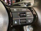 ハンドル右側にはクルーズコントロールのスイッチが装備され運転中の操作も安心して行えます。