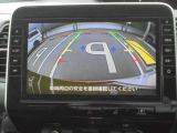 バックカメラ付きで車庫入れサポート!