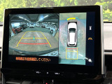 【パノラミックビューモニター】専用のカメラにより、上から見下ろしたような視点で360度クルマの周囲を確認することができます☆死角部分も確認しやすく、狭い場所での切り返しや駐車もスムーズに行えます。