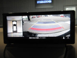 360&deg;ビューモニターを搭載しています。コーナーセンサーと合せてお使いいただくことで、安全、安心にお車の取り回しを行っていただけます。