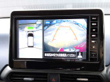 空の上から見下ろすような視点で駐車が出来る「アラウンドビューモニター」が表示されますので、駐車が苦手な方にも心強い味方になってくれるはずです♪