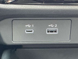 USB充電ポート装備です