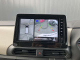 アラウンドビューモニター 駐車場での車庫入れや狭い道路での走行にカメラで確認が出来るので安心です。