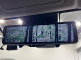 【デジタルインナーミラー】後席の大きな荷物や同乗者で後方が確認しづらい時でも安心!カメラが撮影した車両後方の映像をルームミラー内に表示。クリアな視界で状況の確認が可能です!