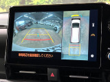 【パノラミックビューモニター】専用のカメラにより、上から見下ろしたような視点で360度クルマの周囲を確認することができます☆死角部分も確認しやすく、狭い場所での切り返しや駐車もスムーズに行えます。