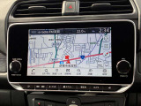 EV専用の9インチ大画面NissanConnectナビゲーション!自動地図更新や最新の充電スポットを表示(別途有料契約が必要になります)。「docomo in Car Connect(有料)」申込みで車内が使い放題Wi-Fiスポットに!