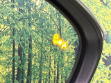 【ブラインドスポットモニター】走行中、ドアミラーの死角になりやすい箇所に後続車が接近するとサイドミラーのレンズに警告を表示!ドライバーに注意喚起をしてくれます。