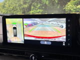 【アラウンドビューモニター】専用のカメラにより、上から見下ろしたような視点で360度クルマの周囲を確認することができます☆死角部分も確認しやすく、狭い場所での切り返しや駐車もスムーズに行えます。