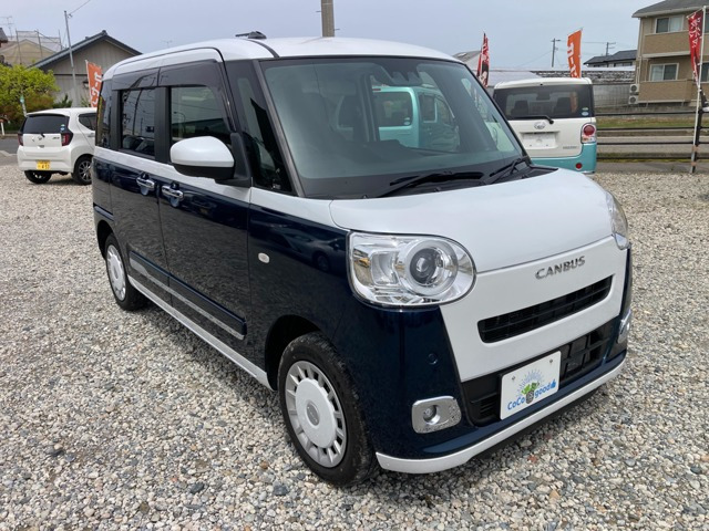 ムーヴキャンバス ストライプス Gターボ ecoIDLE非装着車 4WD 