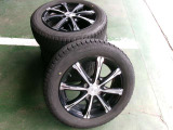 社外アルミホイール155/65R14・ブリヂストン製です。スタッドレスタイヤ積込有