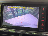 【バックカメラ】駐車時に後方がリアルタイム映像で確認できます。大型商業施設や立体駐車場での駐車時や、夜間のバック時に大活躍!運転スキルに関わらず、今や必須となった装備のひとつです!