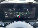スピードメーターに地図を映し出すことが可能です。