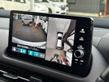 マルチビューカメラのお写真です。駐車が苦手な方でも楽に駐車が行えますね♪