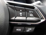 【 MRCC 】ミリ派レーダーで前方の走行車との車間距離を認識。30から100km/hの範囲で、自動追従走行を可能にしています。