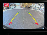 ガイドライン付きバックカメラです、車庫入れもばっちりですね!