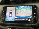 【アラウンドビューモニター】専用のカメラにより、上から見下ろしたような視点で360度クルマの周囲を確認することができます☆死角部分も確認しやすく、狭い場所での切り返しや駐車もスムーズに行えます。