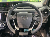 インテリアに合わせたデザインのステアリングは、運転される方のことも考え、運転しやすい形状、大きさです。是非一度、実際に触ってお確かめください。