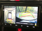 【パノラミックビューモニター】専用のカメラにより、上から見下ろしたような視点で360度クルマの周囲を確認することができます☆死角部分も確認しやすく、狭い場所での切り返しや駐車もスムーズに行えます。