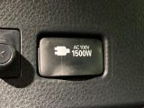 【1500Wアクセサリーコンセント】消費電力1500Wまでの家電が使えます。キャンプやスポーツ・アウトドアでのアクティビティはもちろん、災害・停電の際に大活躍♪