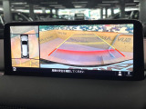 【360&deg;ビューモニター】専用のカメラにより、上から見下ろしたような視点で360度クルマの周囲を確認することができます☆死角部分も確認しやすく、狭い場所での切り返しや駐車もスムーズに行えます。