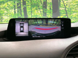 【360&deg;ビューモニター】専用のカメラにより、上から見下ろしたような視点で360度クルマの周囲を確認することができます☆死角部分も確認しやすく、狭い場所での切り返しや駐車もスムーズに行えます。