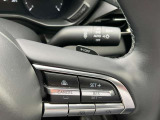 全車速追従機能付(MRCC)アクセルを離しても前方の車に合わせて走行ができます。