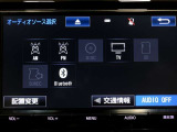 ラジオ、フルセグテレビ、CD再生、DVD再生、SD再生(音楽/動画)、SD録音(別途SDカードが必要です)、Bluetoothオーディオが使用可能です。詳しい仕様については展示店舗までお尋ねください。